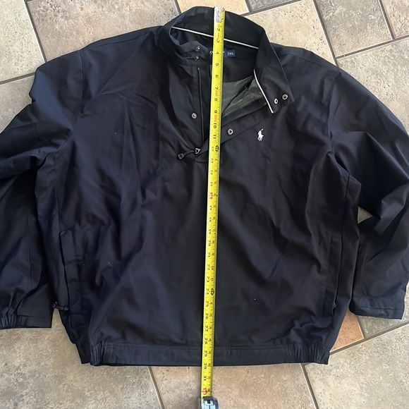Polo golf black windbreaker. Men’s XL - Picture 5 of 7